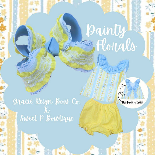 Dainty yellow floral ETA JUNE