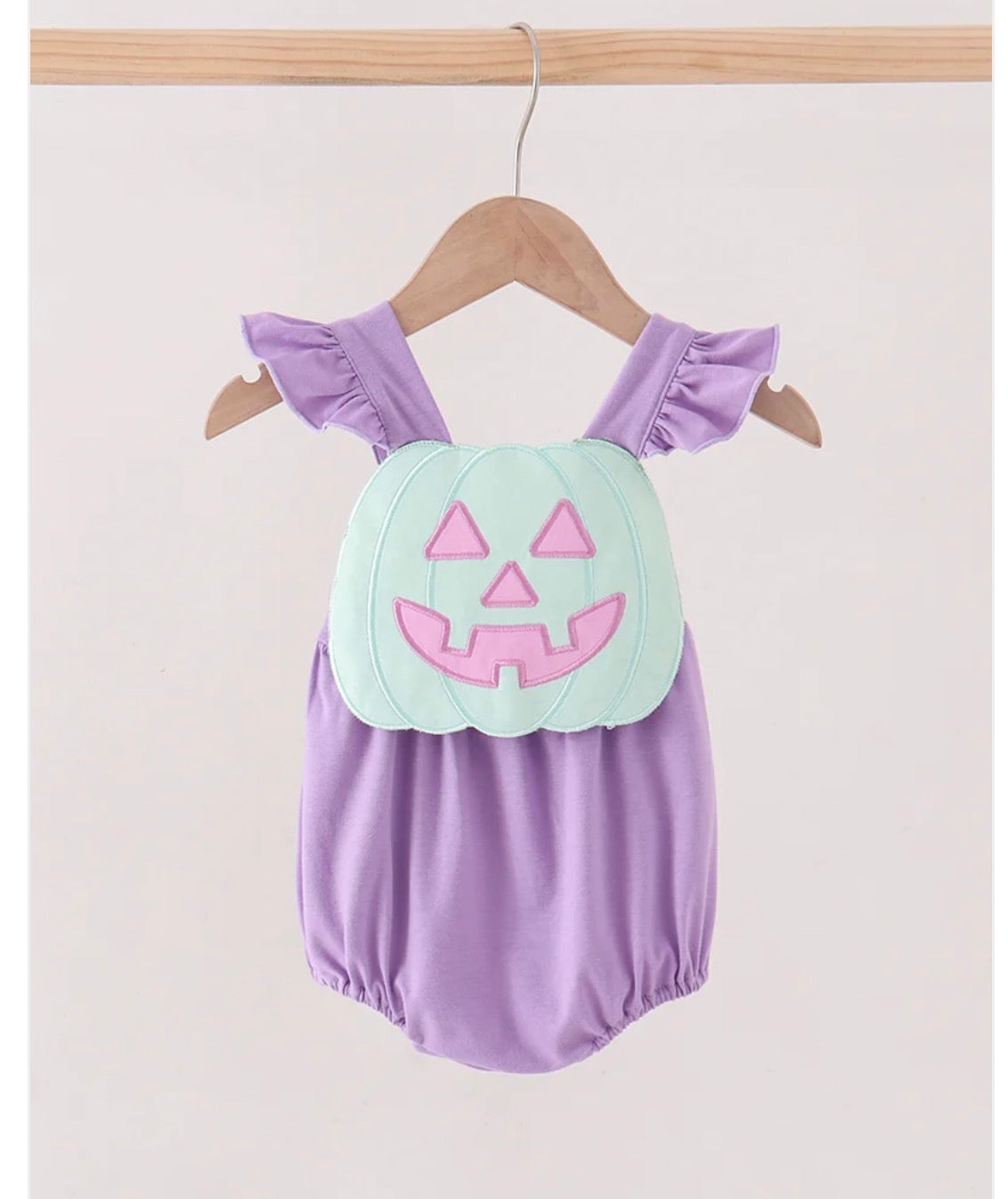 Purple jack O lantern bubble