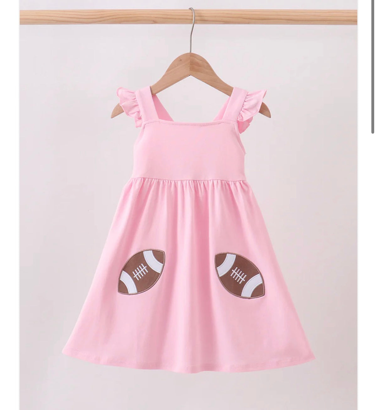 Pink football dress