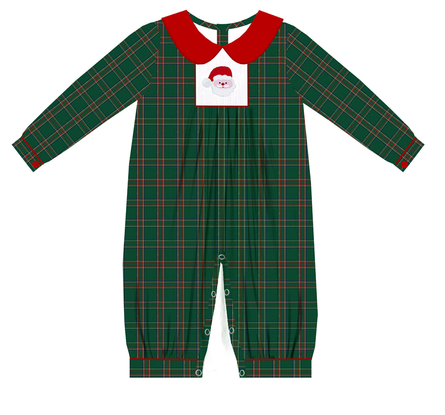 Christmas Plaid hand smocked ETA SEPT