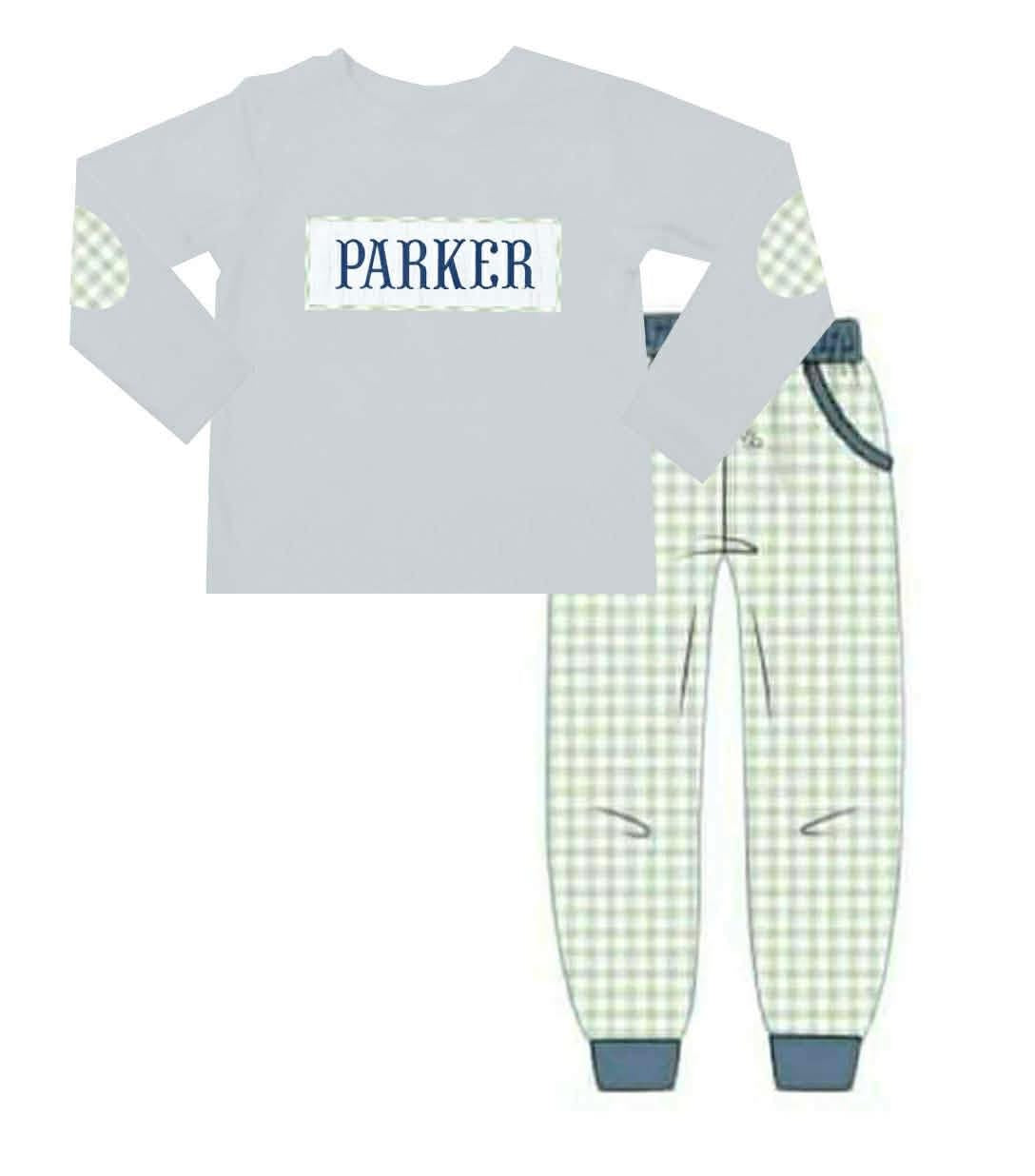 Boys hand smock jogger set ETA OCT